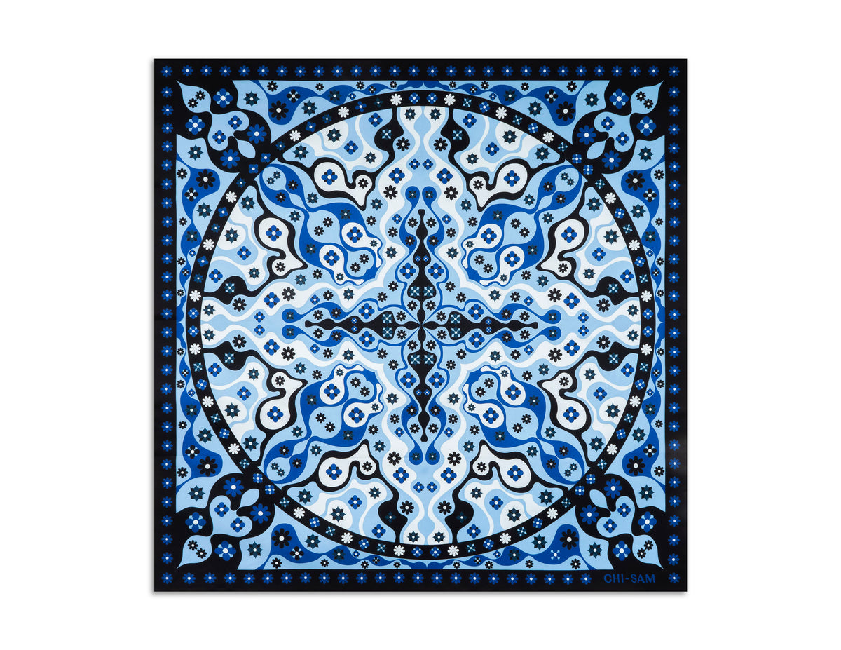 CIRCUS — Midnight Ink | Silk Scarf