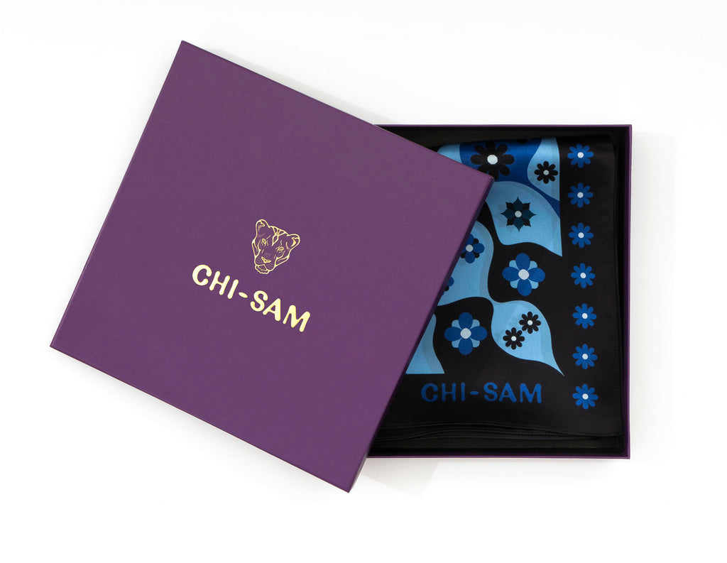 CIRCUS — Midnight Ink | Silk Scarf