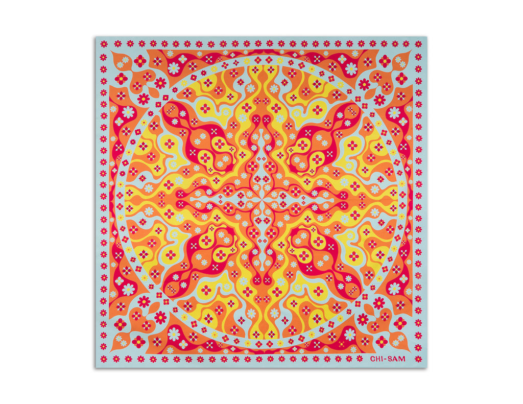 CIRCUS — Sunset Bloom | Silk Scarf