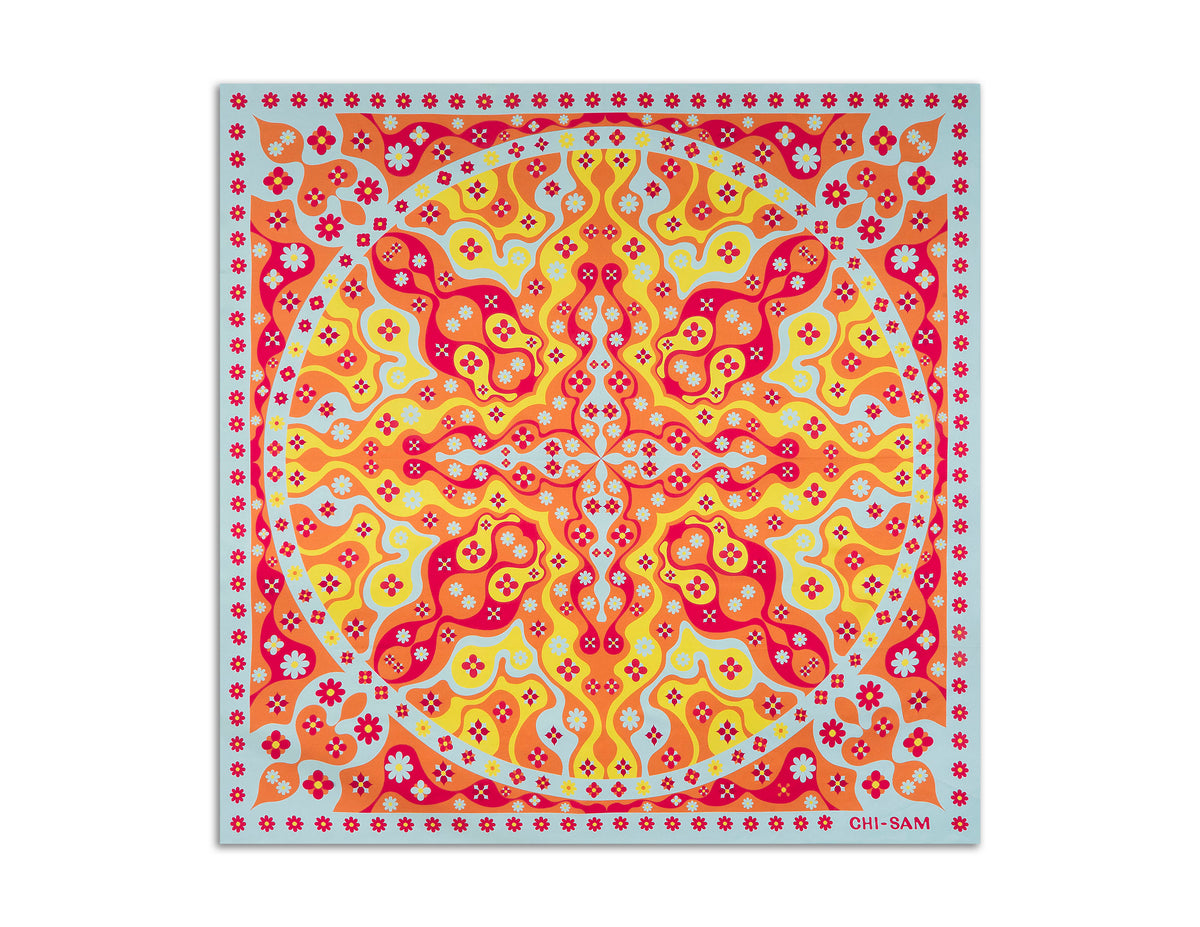 CIRCUS — Sunset Bloom | Silk Scarf