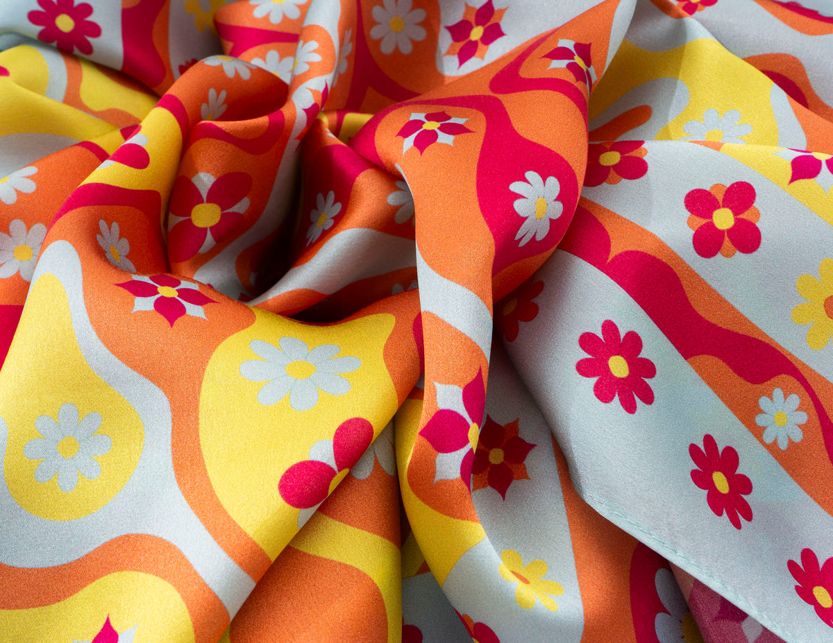 CIRCUS — Sunset Bloom | Silk Scarf