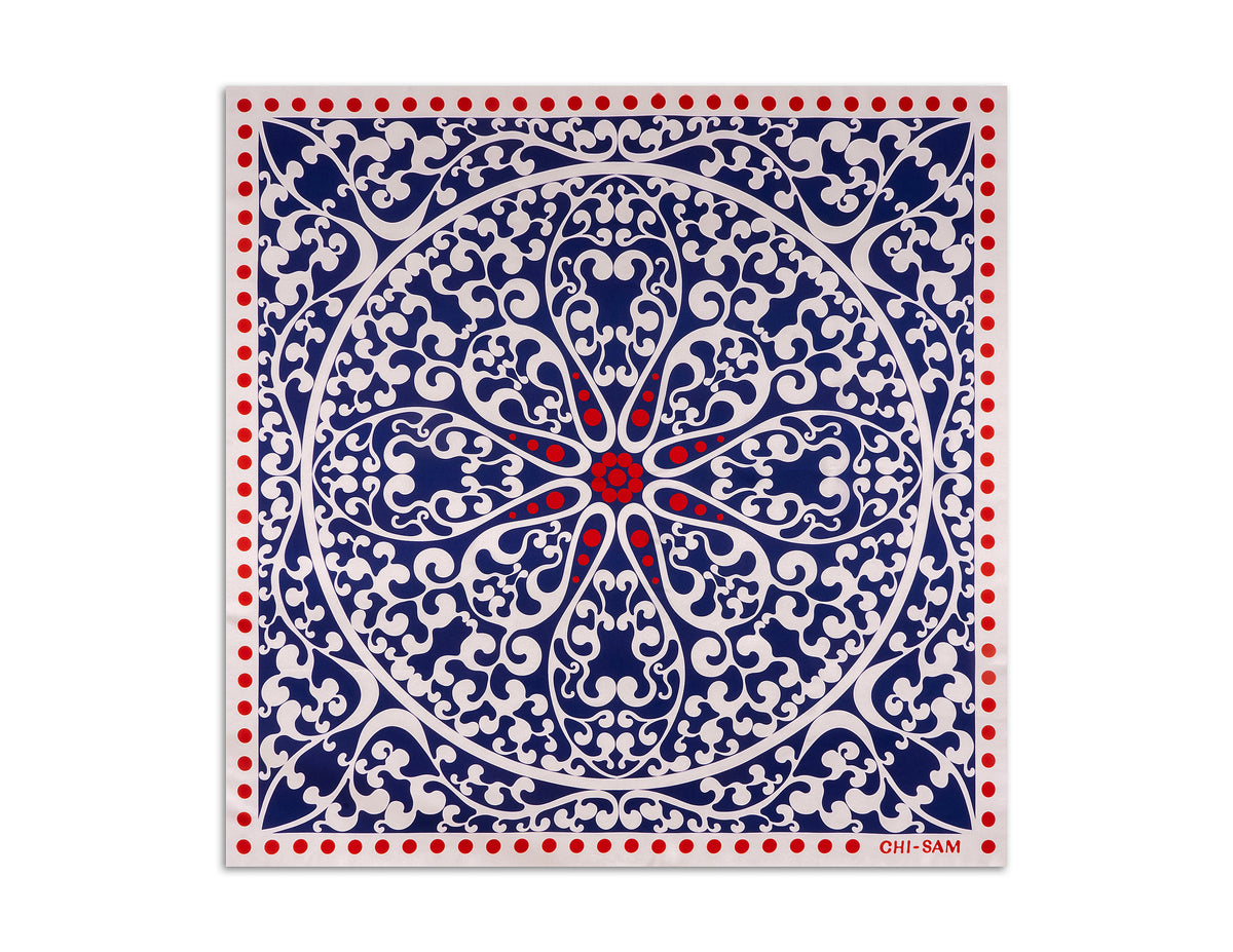 JUNE FLOWER — Summer Bloom | Silk Scarf