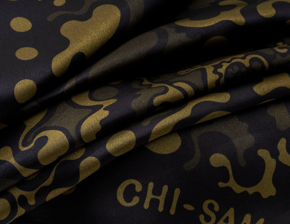 COSMO — Terracotta Flame | Silk Scarf