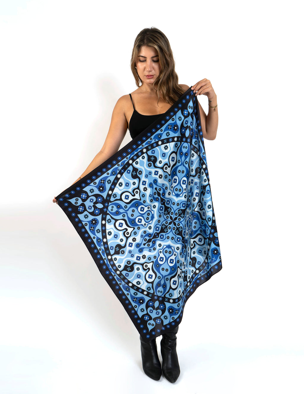 CIRCUS — Midnight Ink | Silk Scarf