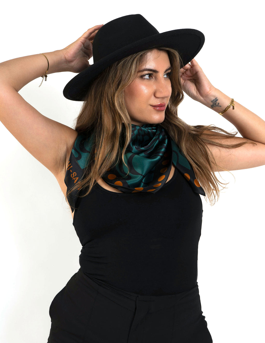 The Witch - Deep Sage | Silk Scarf