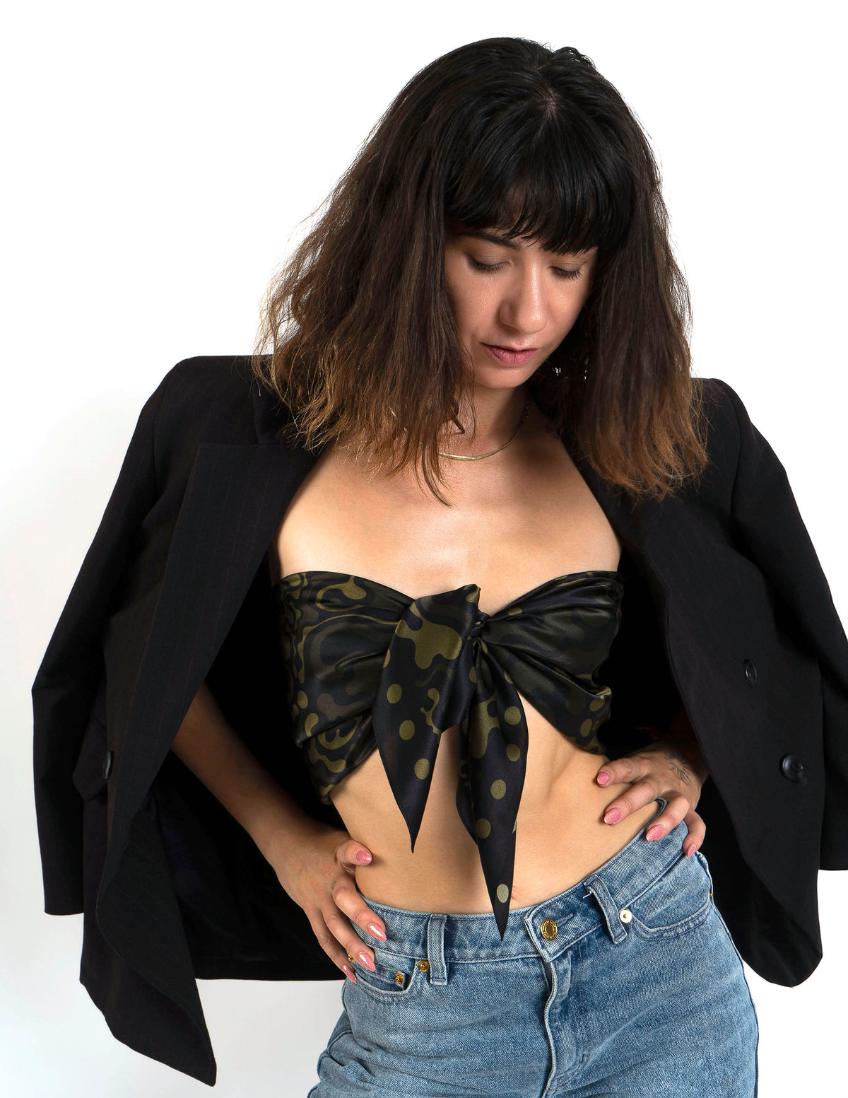 COSMO — Terracotta Flame | Silk Scarf