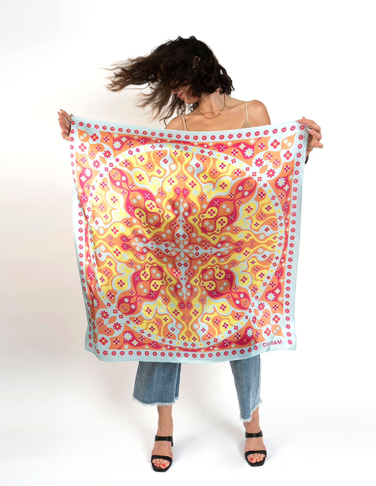 CIRCUS — Sunset Bloom | Silk Scarf